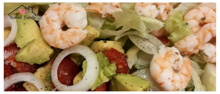 Resep Avo Shrimp Salad / Salad Alpukat Udang ala Jazzy Melody
